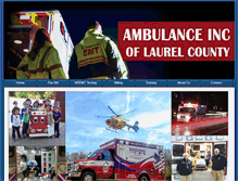 Tablet Screenshot of ambulanceinc.com